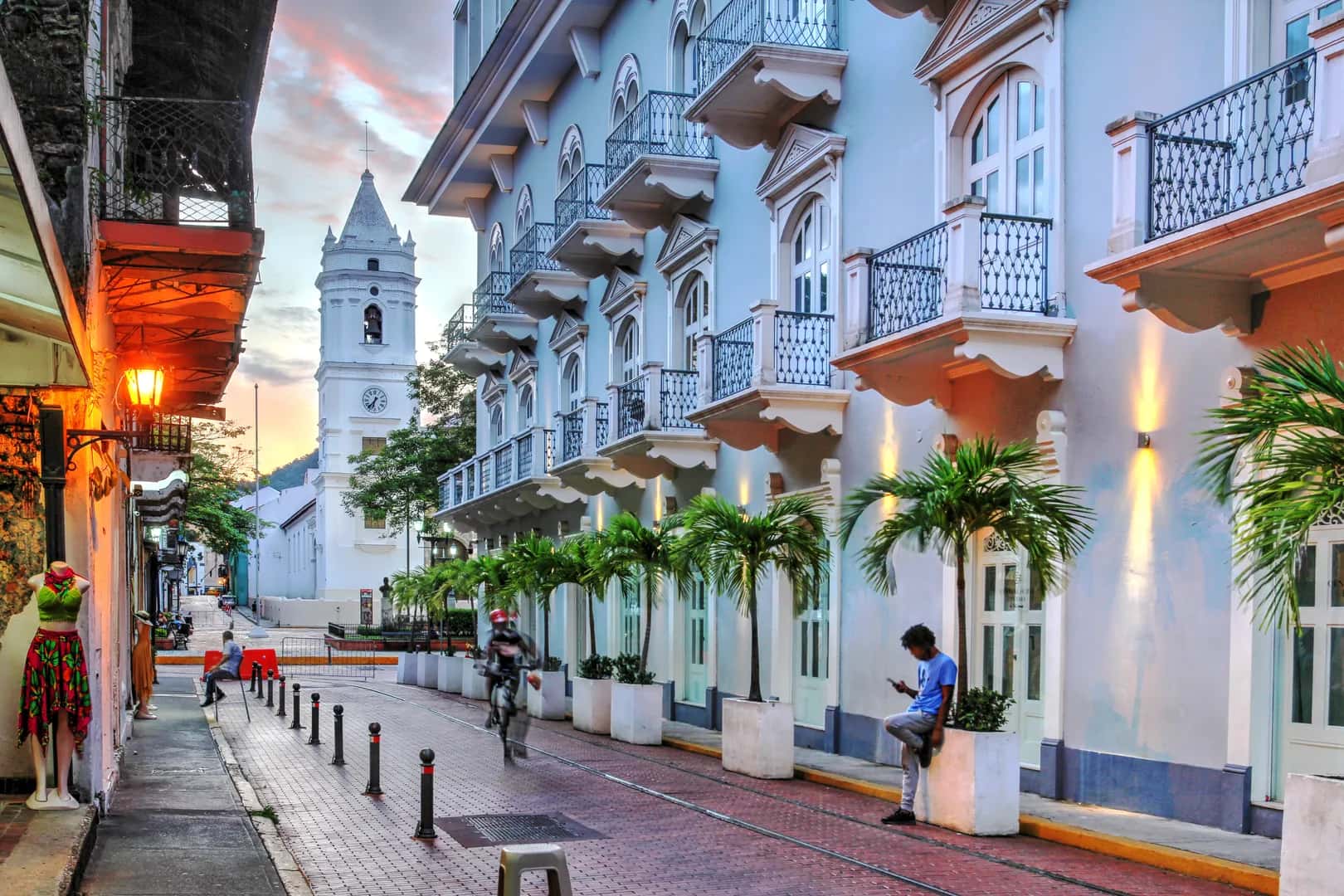 Panama city at dusk - City